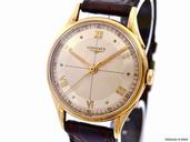 Longines Vintage Gentleman's Watch, 18k Yellow Gold