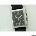 Baume & Mercier &  Hampton steel quartz chronograph on strap