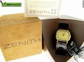 Zenith cassa Di Forma In Oro Giallo Nuovo Box & Paper