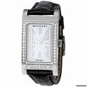Bulgari Rettangolo White Dial Ladies Watch RTW39GD2L