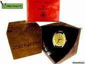 Zenith Oro Giallo 18Kt Nuovo Box & Paper