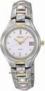 Seiko Solar Quartz Two-tone Ladies Watch SUT064