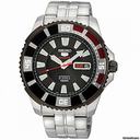 Seiko 5 Sports Automatic Divers Black Ion-plated Bezel Mens Watch SRP207K1