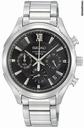 Seiko Chronograph Black Dial Mens Watch SSB019