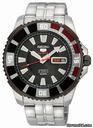 Seiko Automatic Black Ion-plated Bezel Mens Watch SRP200K1