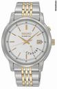 Seiko Kinetic Day Date Two-tone Mens Watch SRN031