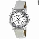 Bulgari Solotempo White Dial White Leather Strap Ladies Watch ST29WSLDW