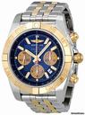 Breitling Chronomat 44 Blue Dial Steel and Gold Automatic Mens Watch CB011012-C790TT