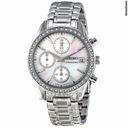 Seiko White Dial Stainless Steel Ladies Watch SNDY21