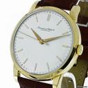 IWC Schaffhausen Handaufzug sto gesichertes Werk 750/Gelbgold an Lederband
