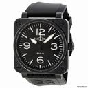 Bell & Ross BR 01 Instrument Automatic Black Dial Mens Watch BR0192-BL-CER-SRB