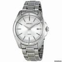 Seiko Silver Dial Stainless Steel Mens Watch SGEF75