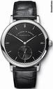 A. Lange & Sohne Grand Saxonia Automatik White Gold Black Dial on Strap