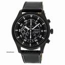 Seiko Chronograph Black Ion-plated Mens Watch SNDA21