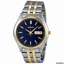 Seiko Day Date Blue Dial Two-tone Mens Watch SGGA16