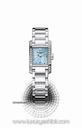 Baume & Mercier &  Hampton Milleis Stainless Steel Case With Diamonds Ladies Watch MOA8719