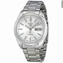Seiko 5 Automatic Silver Dial Stainless Steel Mens Watch SNX993