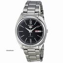 Seiko 5 Automatic Black Dial Stainless Steel Mens Watch SNXA21