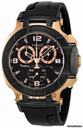 Tissot T-Race Chronograph Rose Gold-tone Black Rubber Mens Watch T0484172705706