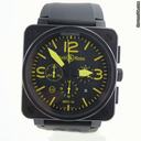 Bell & Ross AViATiON CHRONOGRAPH LiMiTED EDiTiON YELLOW DiAL BR01-94