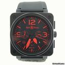 Bell & Ross AViATiON CHRONOGRAPH LiMiTED EDiTiON RED DiAL BR01-94