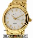Blancpain Villeret Ladies 18k Yellow Gold 26mm White Dial