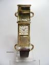Jaeger-LeCoultre Etrier yellow gold avec couvercle cadran silver dial