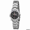 Seiko 5 Automatic Black Dial Stainless-Steel Bracelet Ladies Watch SYMD95