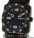 Bell & Ross Aviation Carbon 42mm Black Dial Quartz BR 03 B+P