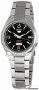Seiko 5 Black Dial Stainless Steel Mens Watch SNK623