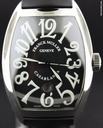 Franck Muller Casablanca black dial black rubber strap