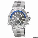 Bulgari Diagono Professional GMT Grey Dial Automatic Mens Watch DG40C14SSDGMT