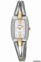 Seiko Solar Tressia Swarovski Crystal Two-tone Ladies Watch SUP084