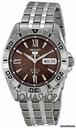 Seiko 5 Sports Brown Dial Automatic Mens Watch SNZH81