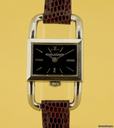 Jaeger-LeCoultre HERMES ETRIER BLACK DIAL ACIER