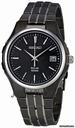 Seiko Solar Date Black Dial Mens Watch SNE125