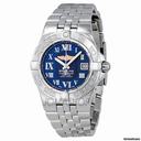 Breitling Galactic 30 Blue Dial Stainless Steel Ladies Watch A71340L2-C778SS