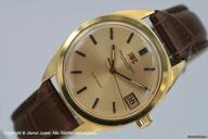 IWC Electronic 750 18 K Gelbgold mit Lederband