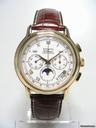 Zenith El Primero Chronomaster moon phases/phases de lune yellow gold triple date