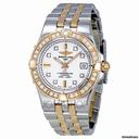 Breitling Galactic 30 Diamond White Dial Ladies Watch C71340LA-A715TT