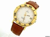Omega Constellation18ct Gelbgold mit Lederarmband Automatik
