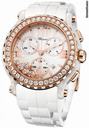 Chopard Happy Sport White Diamond Dial Chronograph Ladies Watch 288515-9002