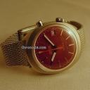 Omega chronostop 146-009 burgundy dial Very rare