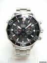 Omega Seamaster American's Cup chronographe full steel/complet acier cadran noir