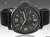 Panerai PAM 28 L PVD Power Reserve - 44mm Black PVD/DLC Case - Boxes/Papers 100% Complete & Collector-New