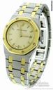 Audemars Piguet Ladies  Royal Oak D65974 Textured Dial Two Tone 24.5mm Watch