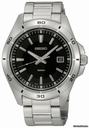 Seiko Black Dial Stainless Steel Mens Watch SGEE89P1