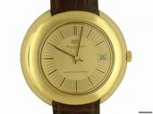 IWC Quarz Electronic 18kt Gelbgold 112g Vintage 45mm
