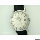 Omega Constellation Pie-Pan dial steel automatic chronometer on strap