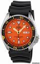 Seiko Diver Orange Dial Automatic Mens Watch SKX011J1